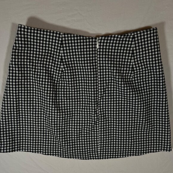 Urban Outfitters Womens Black & White Gingham Mini Skirt Size S - Picture 9 of 9